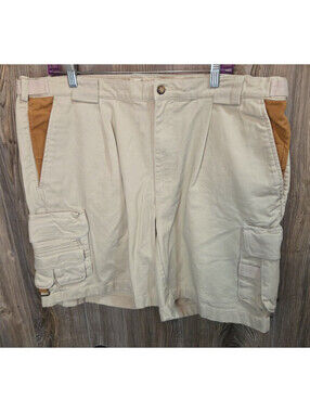 Orvis Shorts Hiking Utility Men Size 40 (40x8) Zip Cargo Pockets Military Safari